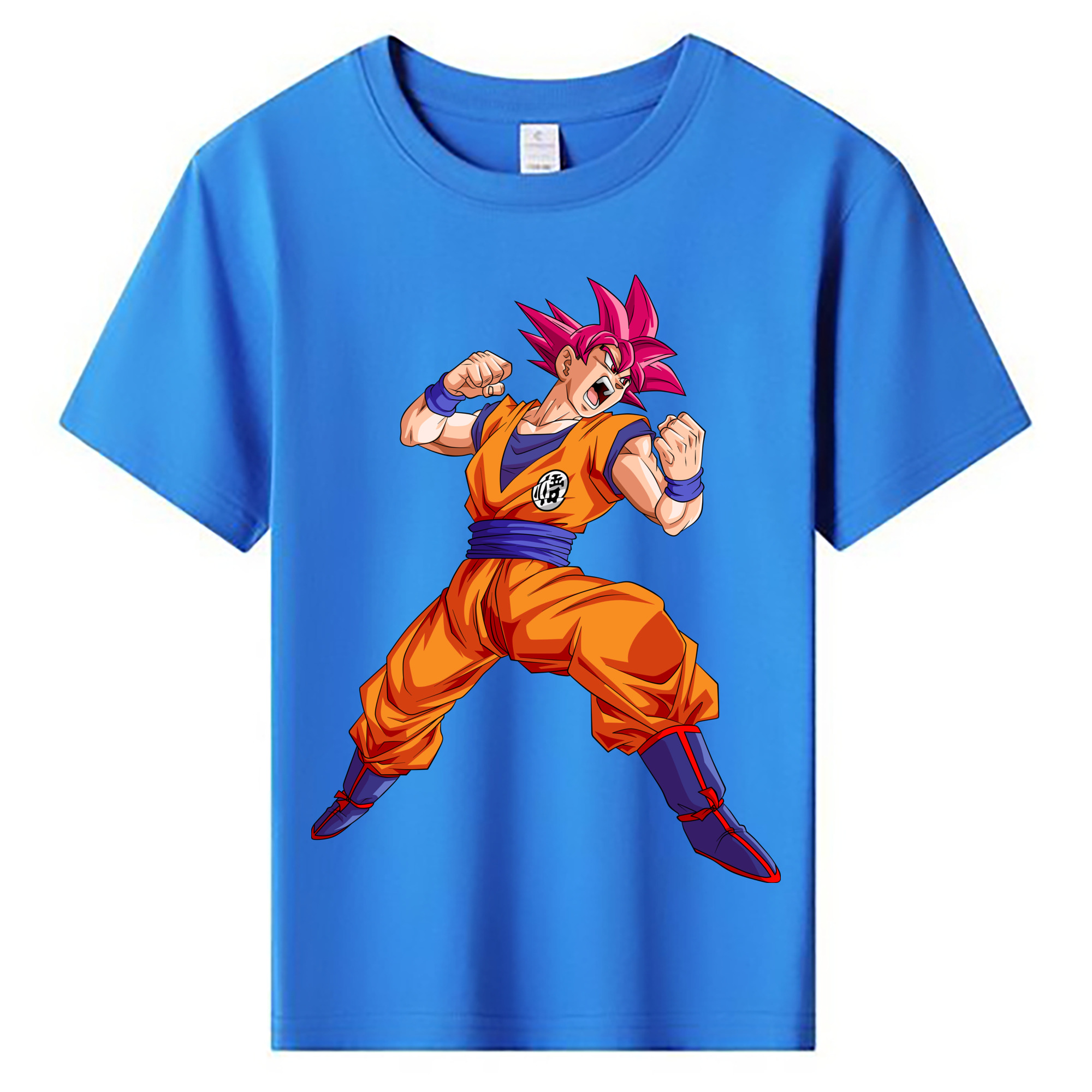 （画像用） ドラゴンボール 孫悟空（そん ごくう）Son Goku カカロット DRAGON BALL Kakarotto 綿100％キッズTシャツ（フロントプリント）